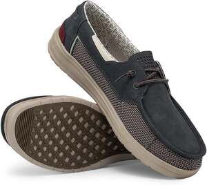 Hey Dude Men's Casual Slip-On Boat Shoes, Deep Blue, Size 7